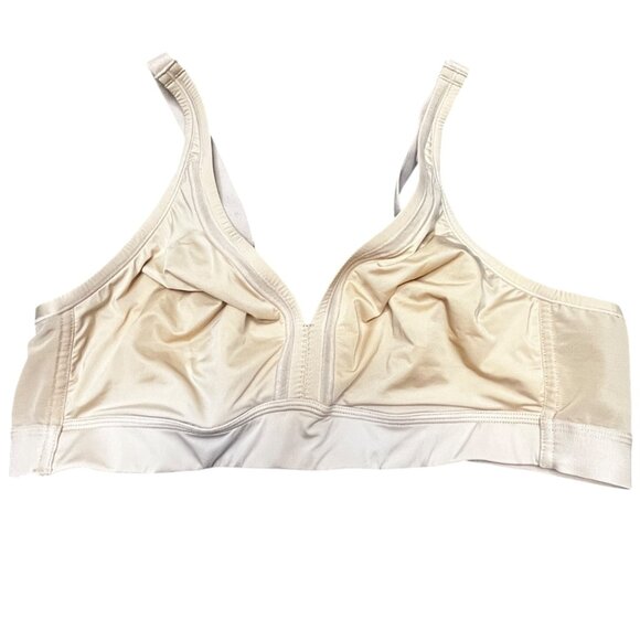 Cacique Wirefree Full-Coverage Comfort Bra – 40C, Beige, Unpadded - Picture 1 of 7